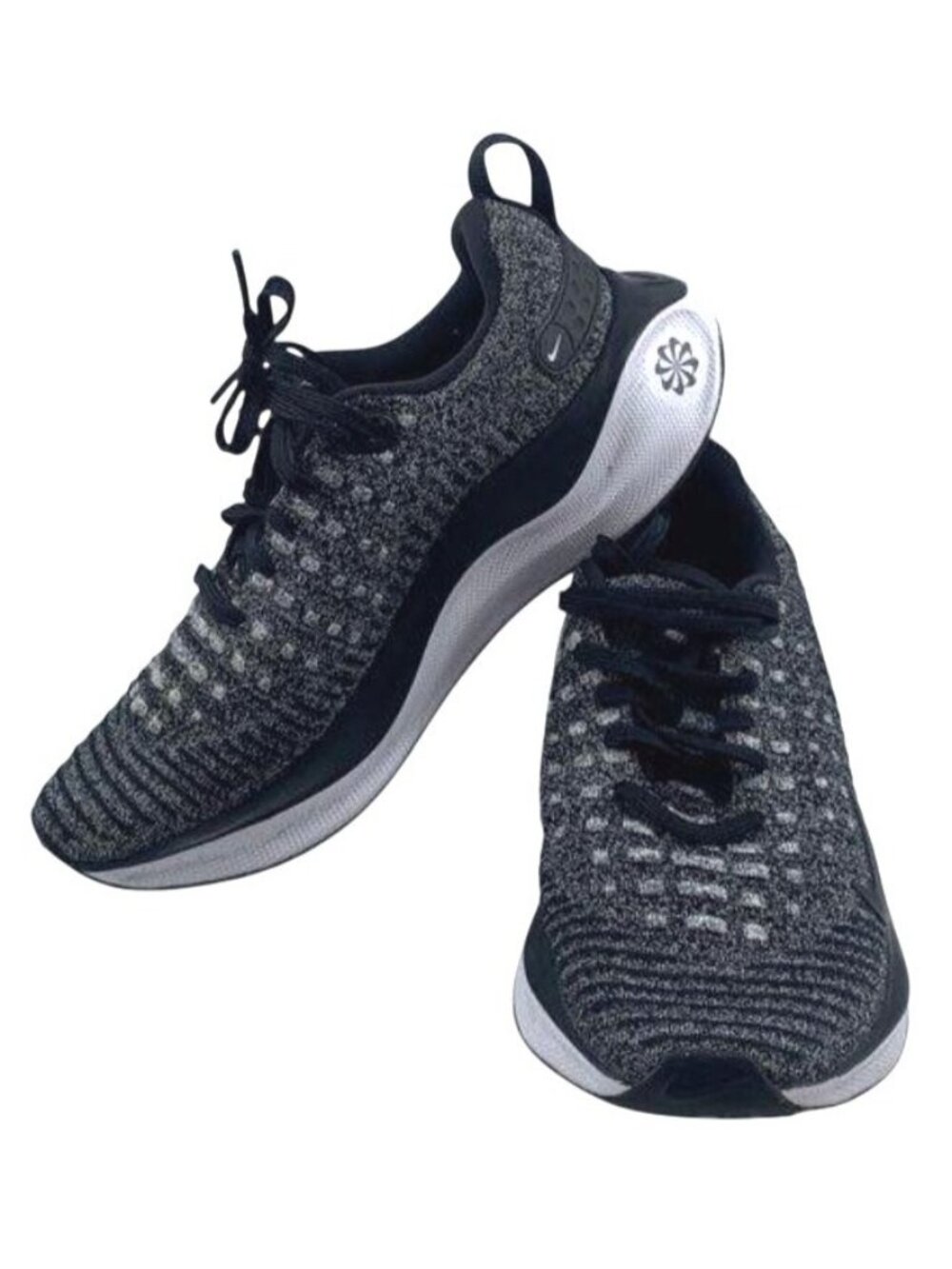 Nike React X Black/White Knit Athletic Sneakers Women’s 5.5